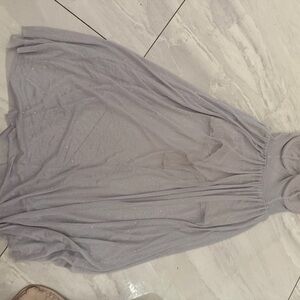 MAJORELLE Sparkling Gray Mesh Dress